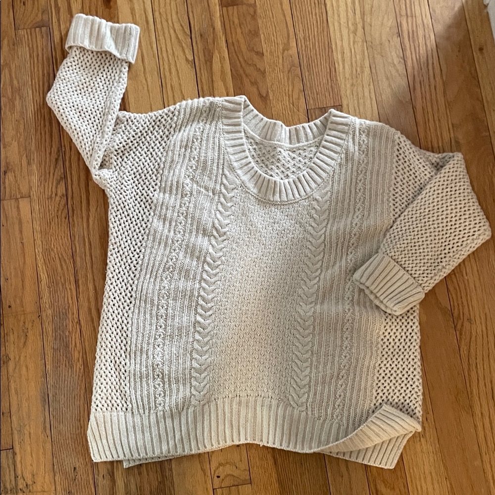Cozy Cream Knit Sweater